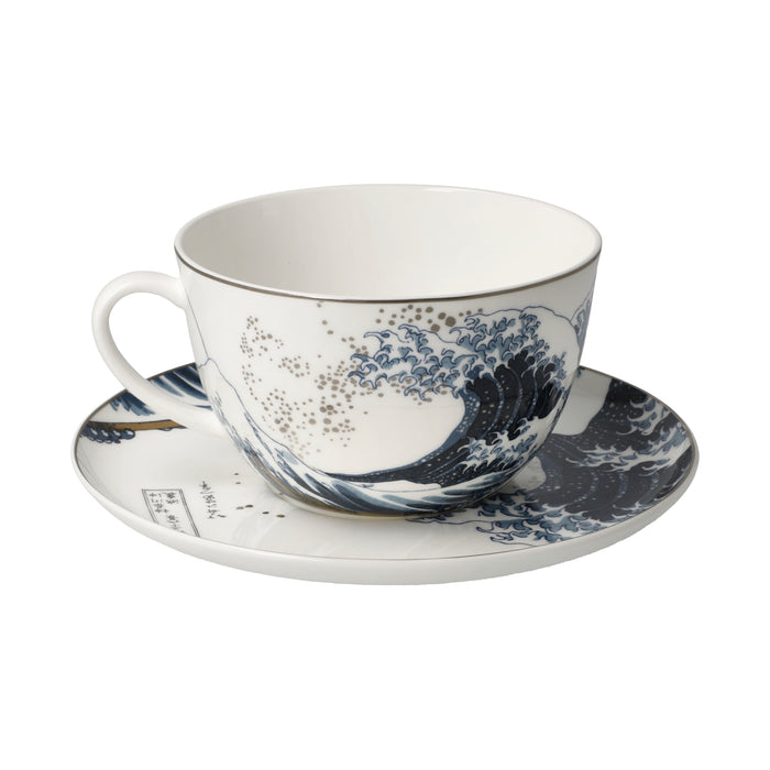 Goebel Hokusai  Die Welle Milchkaffeetasse