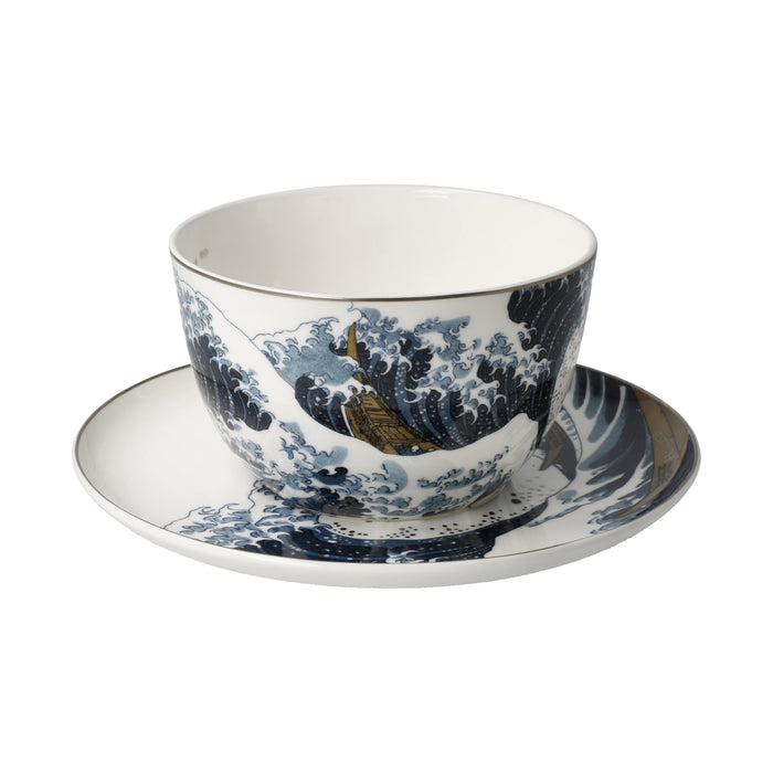 Goebel Hokusai  Die Welle Milchkaffeetasse