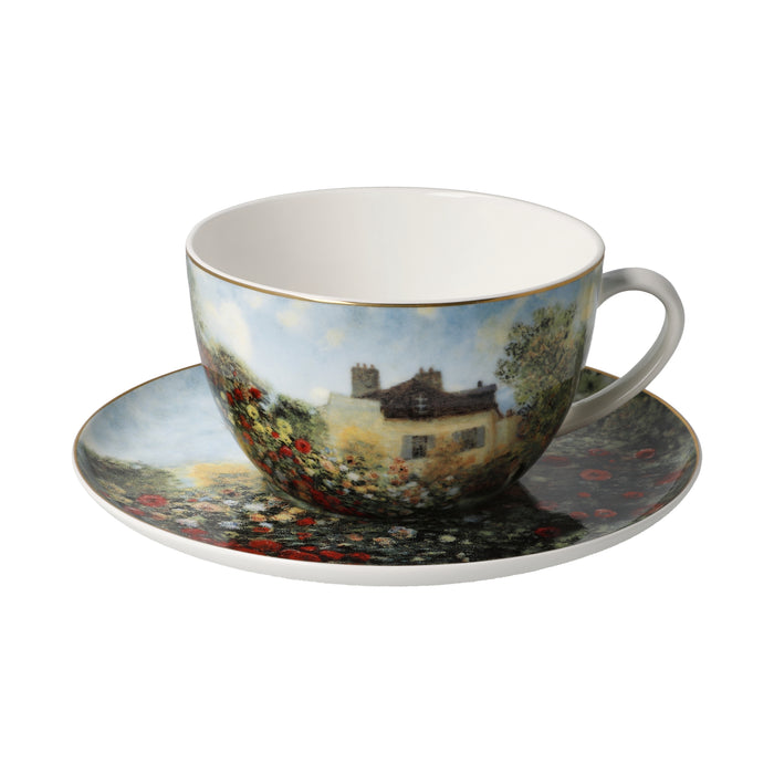 Goebel Claude Monet  Das Künstlerhaus Milchkaffeetasse