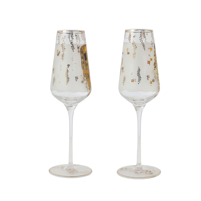 Goebel Gustav Klimt - Adele & der Kuss Sektglas