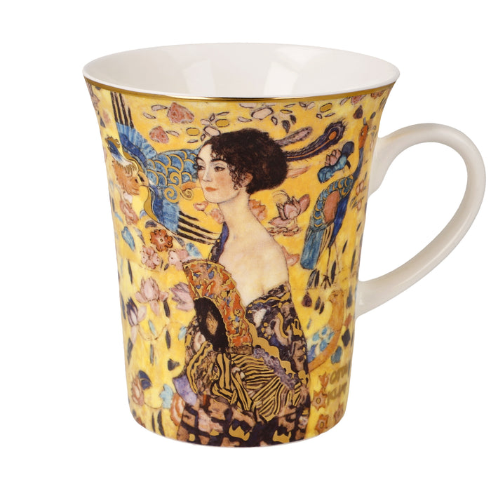 Goebel Gustav Klimt Dame mit Fächer Künstlertasse