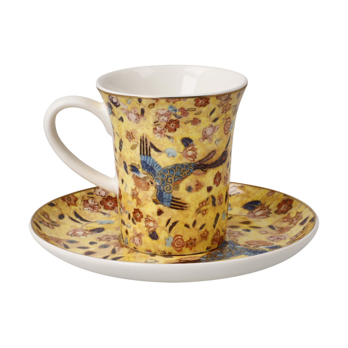 Goebel Gustav Klimt Dame mit Fächer Espressotasse