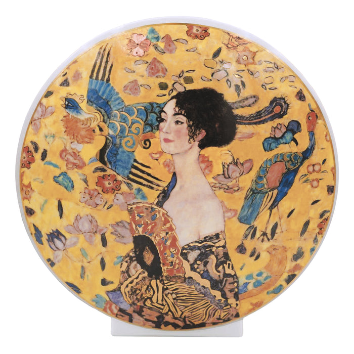 Goebel Gustav Klimt Dame mit Fächer Vase