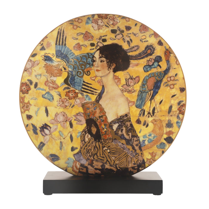 Goebel Gustav Klimt Dame mit Fächer Vase