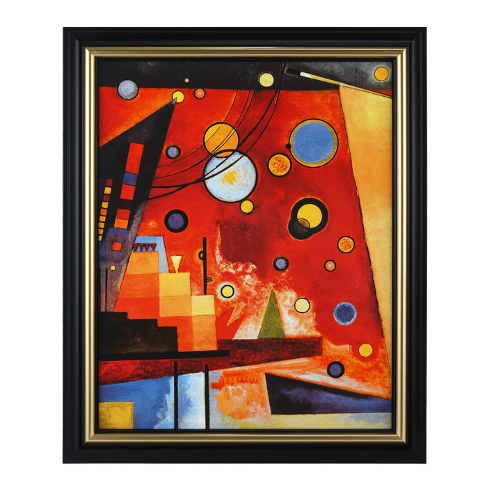 Goebel Kandinsky Schweres Rot Wandbild