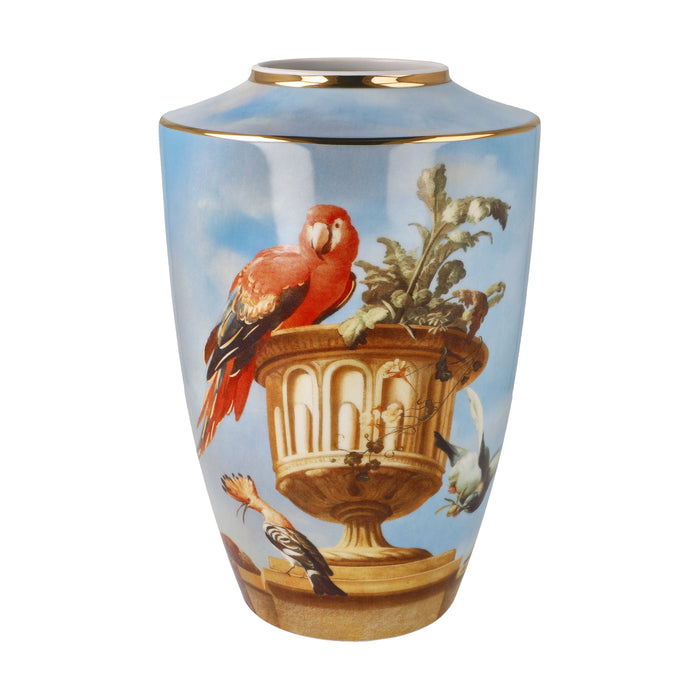 Goebel Melchior de Hondecoeter Scharlachroter Ara Vase