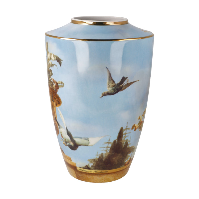 Goebel Melchior de Hondecoeter Scharlachroter Ara Vase
