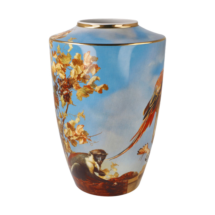 Goebel Melchior de Hondecoeter Scharlachroter Ara Vase