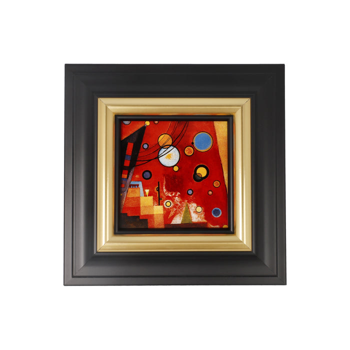Goebel Kandinsky Schweres Rot Wandbild