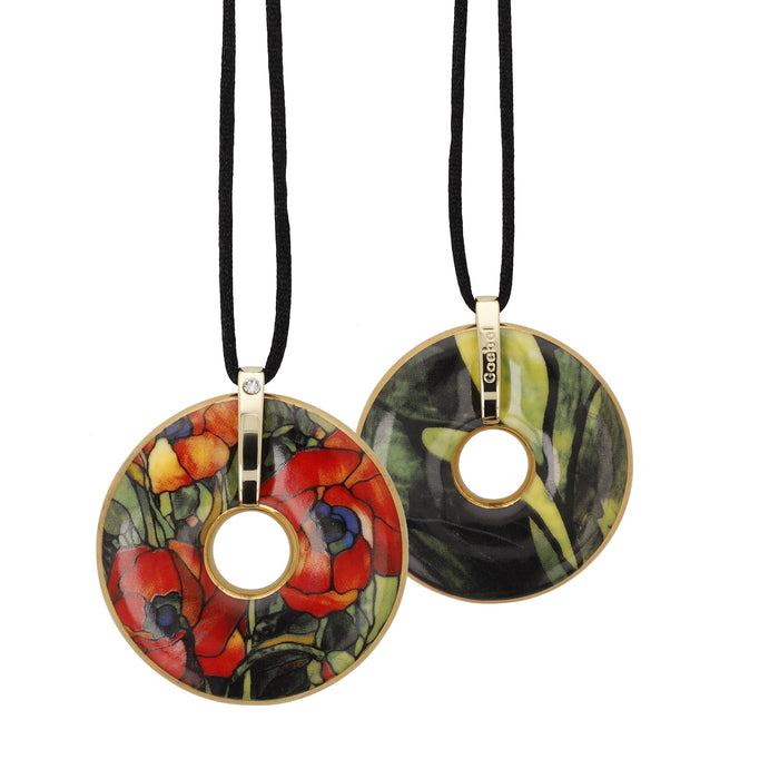 Goebel Louis Comfort Tiffany Orientalischer Mohn Halskette