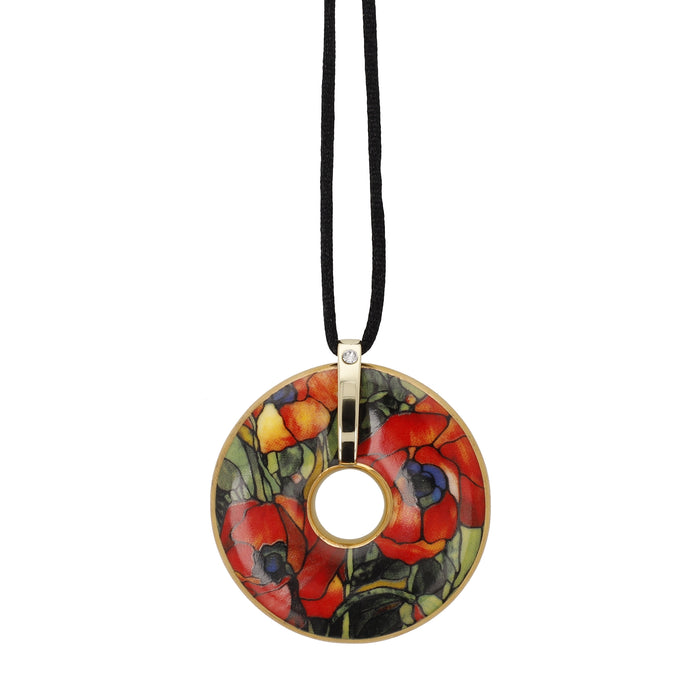 Goebel Louis Comfort Tiffany Orientalischer Mohn Halskette