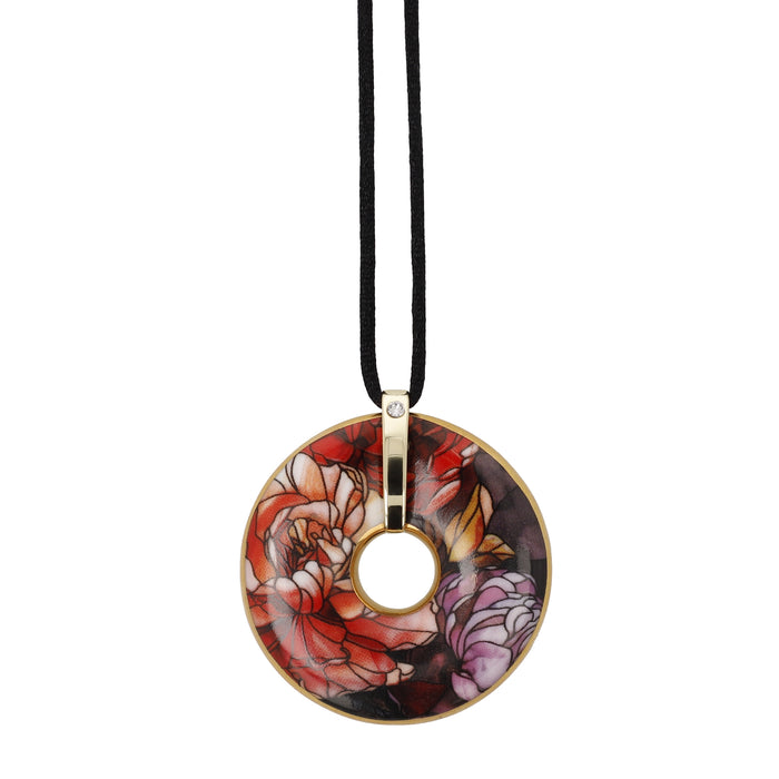 Goebel Louis Comfort Tiffany Pfingstrosen Halskette