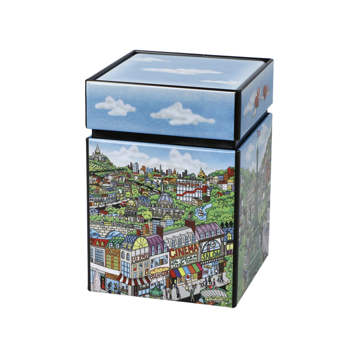 Goebel Fazzino Come visit me in Paris Teedose