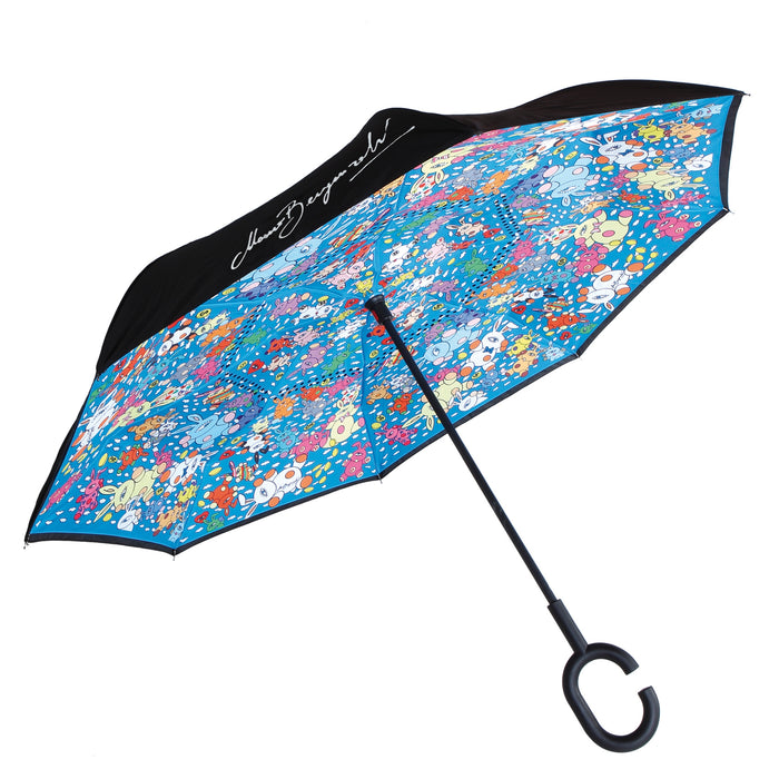 Goebel Mauro Bergonzoli - Magic Bunny Explosion Upside-Down Schirm