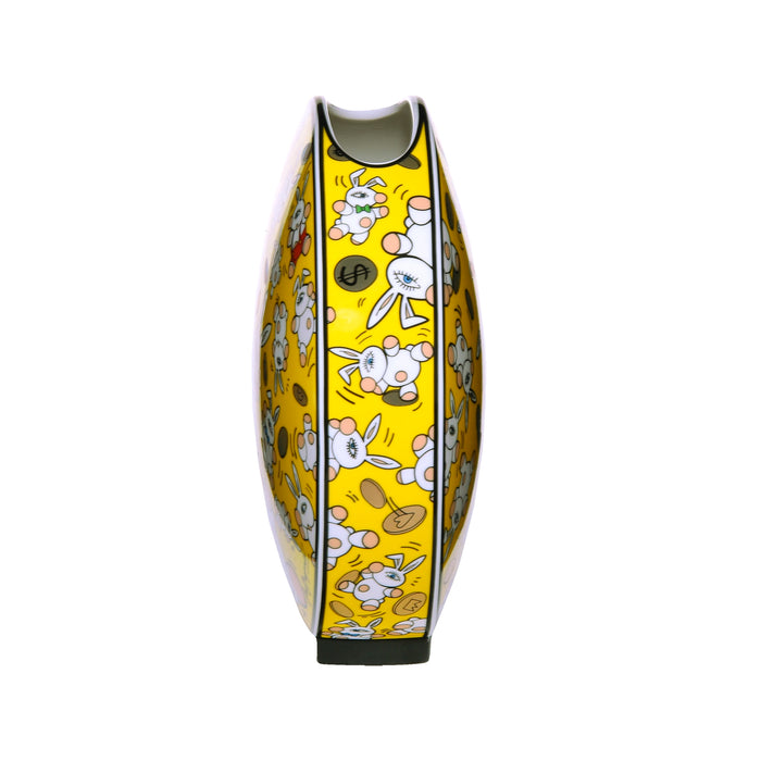 Goebel Mauro Bergonzoli  Magic Bunny Gold Vase