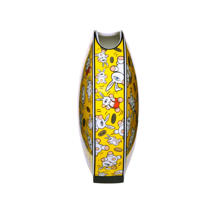 Goebel Mauro Bergonzoli  Magic Bunny Gold Vase