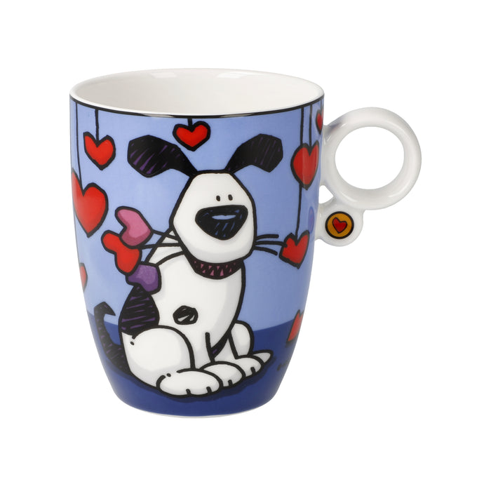 Goebel Ed Heck  Love Dog Künstlertasse