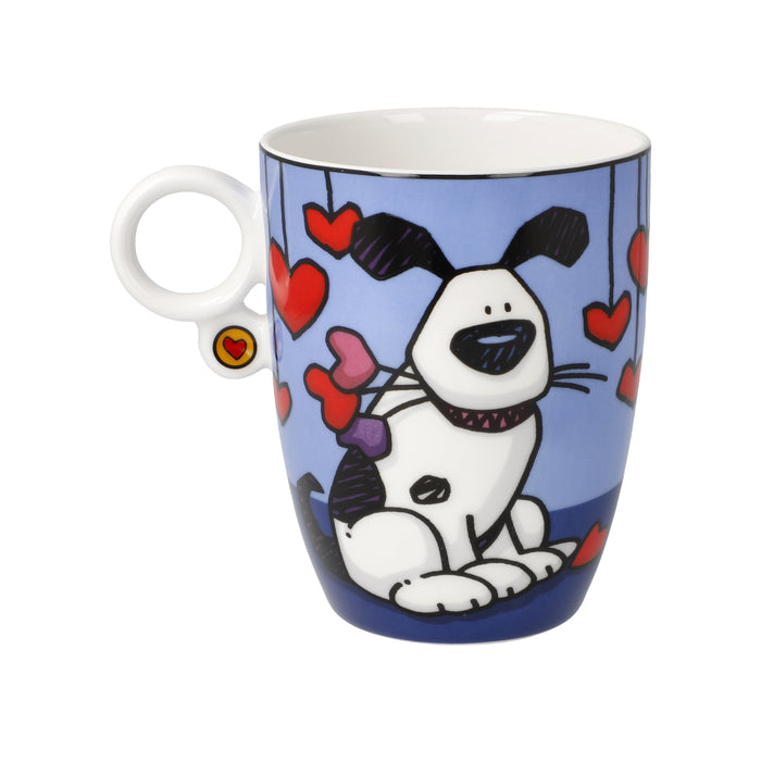 Goebel Ed Heck  Love Dog Künstlertasse