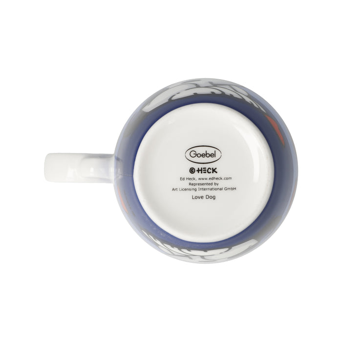 Goebel Ed Heck  Love Dog Künstlertasse