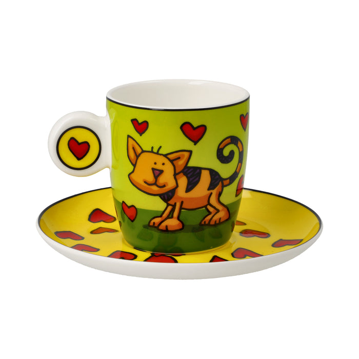Goebel Ed Heck  Love Cat Espressotasse