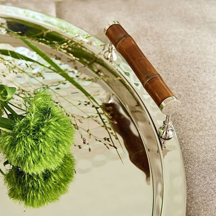 EDZARD Tablett mit Bambus Hugo Ø 54 cm