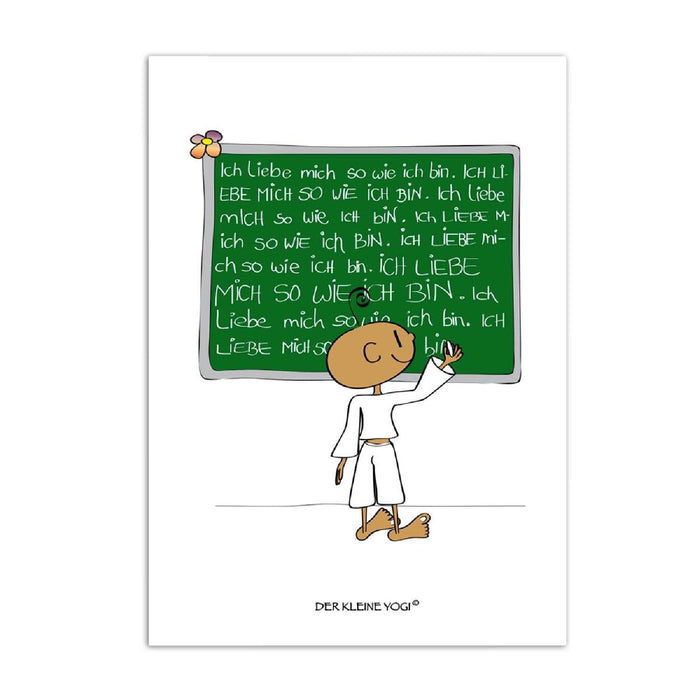 Goebel Postkarten Der kleine Yogi - "Ich liebe Mich" - Postkarte