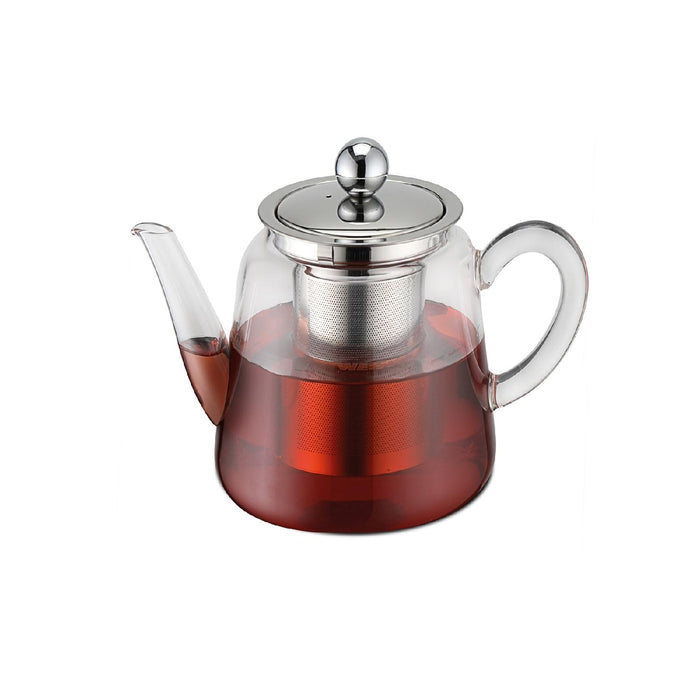 Teekanne Borosilikatglas mit Teefilter 1500 ml