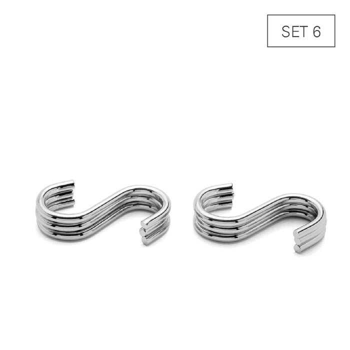 Weis S-Haken 6-Box, Edelstahl
