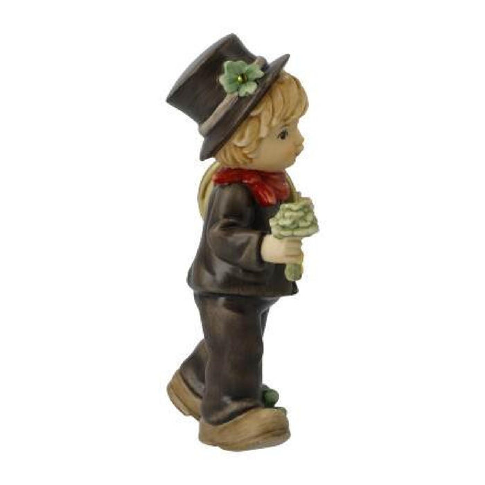 Goebel Glücksbringer Schornsteinfeger mit Hufeisen - Figur