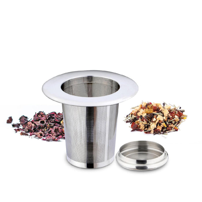 Teefilter mit breitem Aufsetzrand