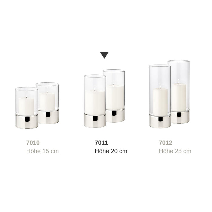 EDZARD Windlicht Granada 2er Set H 20 cm