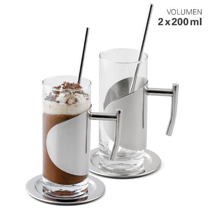 Eiskaffee-Gläser Set 2