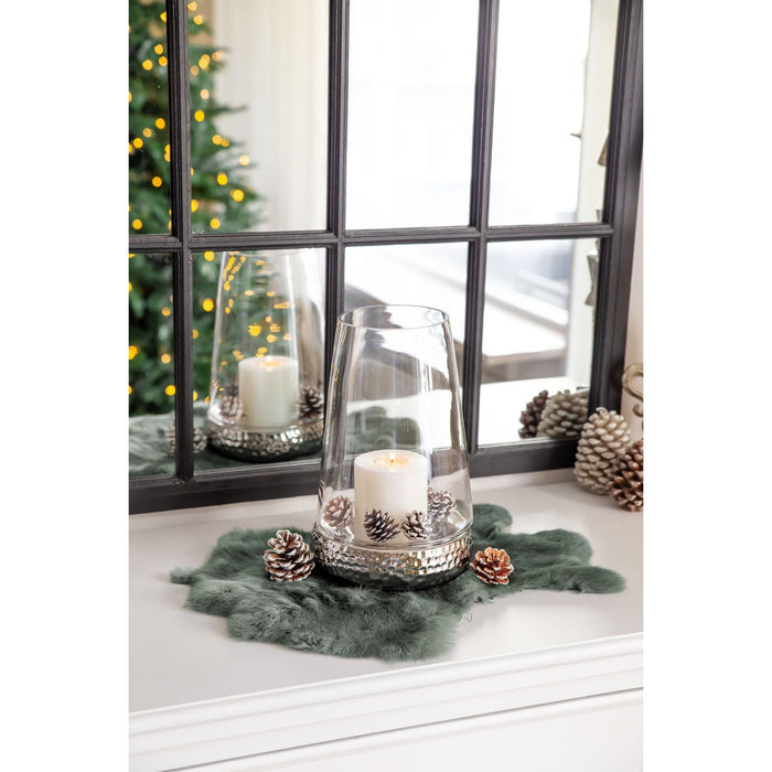 EDZARD Windlicht Bora geh. H 28 cm