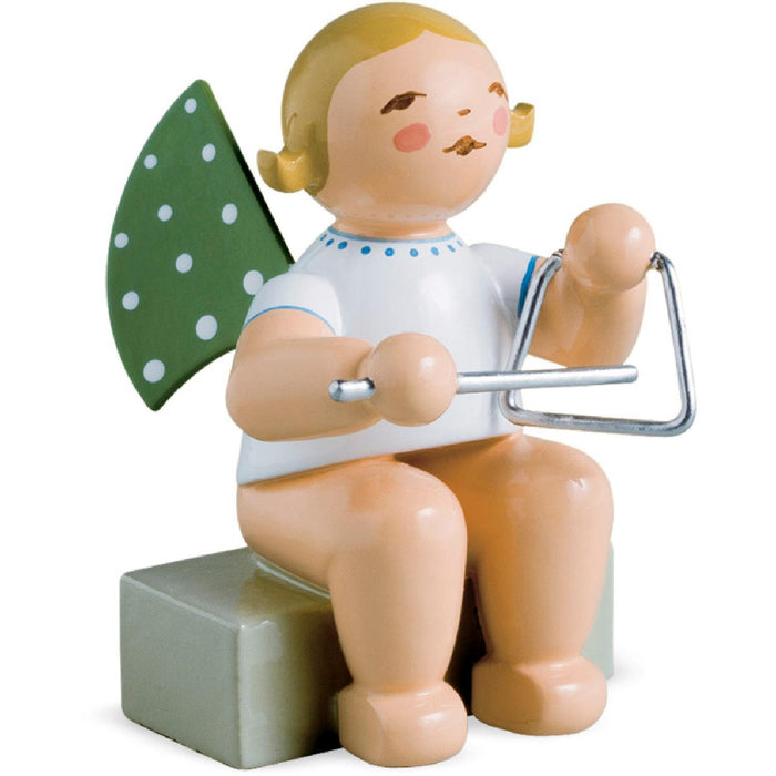 Wendt & Kühn Engel mit Triangel, sitzend