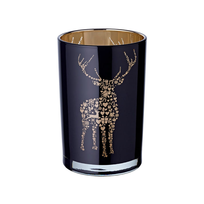 EDZARD Glas Windlicht Fancy H 18 cm