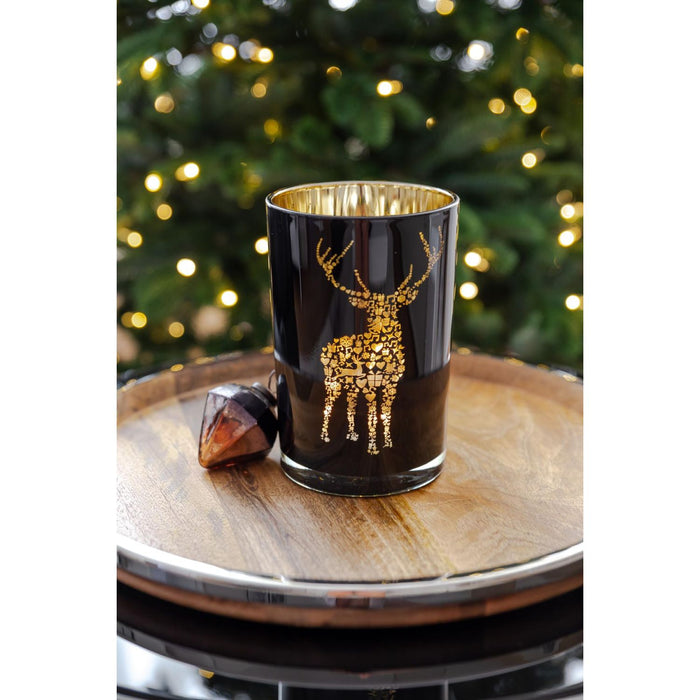 EDZARD Glas Windlicht Fancy H 18 cm