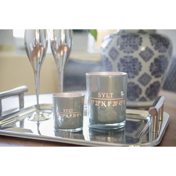 EDZARD Teelicht Sylt 2er Set H 8 cm