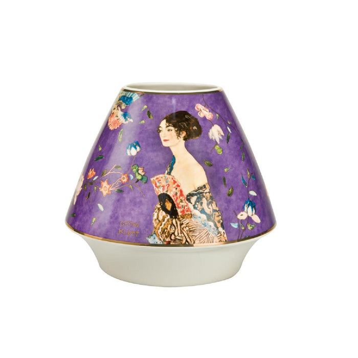 Dame mit Fächer - Vase