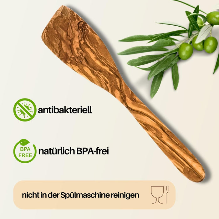 Pfannenwender geb.Olivenholz