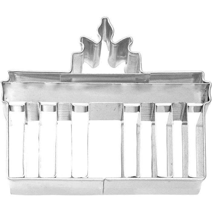 Birkmann 1010696310 Ausstechform Brandenburger Tor, Kunststoff, Grau, 5 x 3 x 2 cm