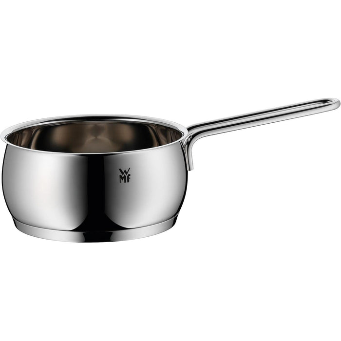 WMF Quality One Stielkasserolle 16 cm, ohne Deckel, Kochtopf 1,7l, Milchtopf, Cromargan Edelstahl, Topf Induktion, unbeschichtet, backofengeeignet