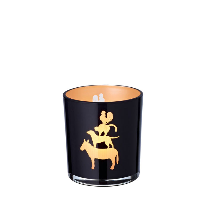 EDZARD Teelicht 2er Set Stadtmusikanten Ø 7 cm, H 8 cm