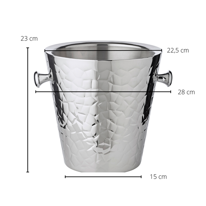 EDZARD Sektkühler Capri H 23 cm