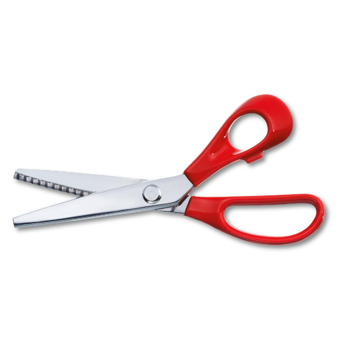 Victorinox Zackenschere, rote Kunststoffgriffe