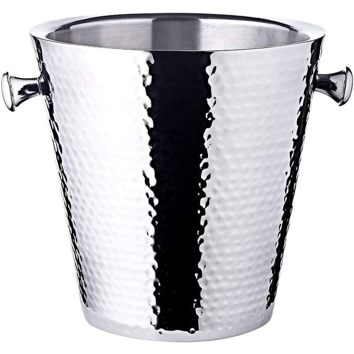 EDZARD Sektkühler Capri mit Ständer gehämmert H 83cm