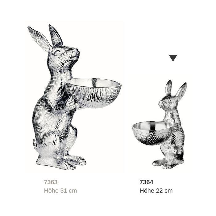 EDZARD Hase mit Schale Bert H 22 cm
