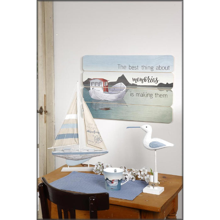 Goebel Scandic Home Wohnaccessoires Fishing Boat - Memories - Wandbild