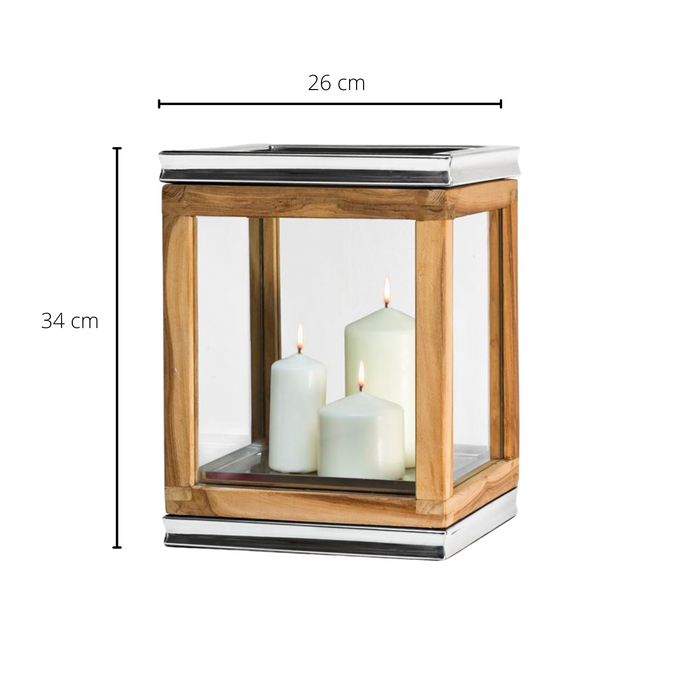 EDZARD Windlicht Dubai H 34 cm