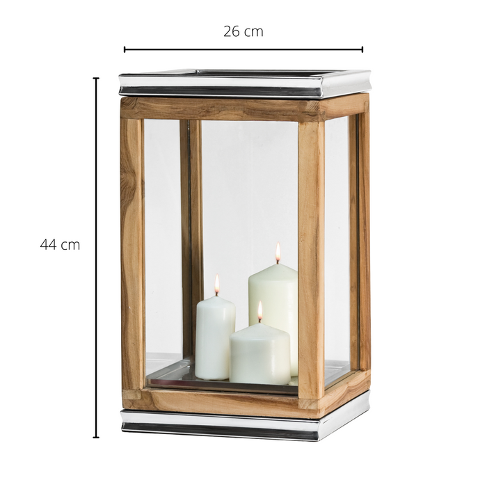 EDZARD Windlicht Dubai H 44 cm