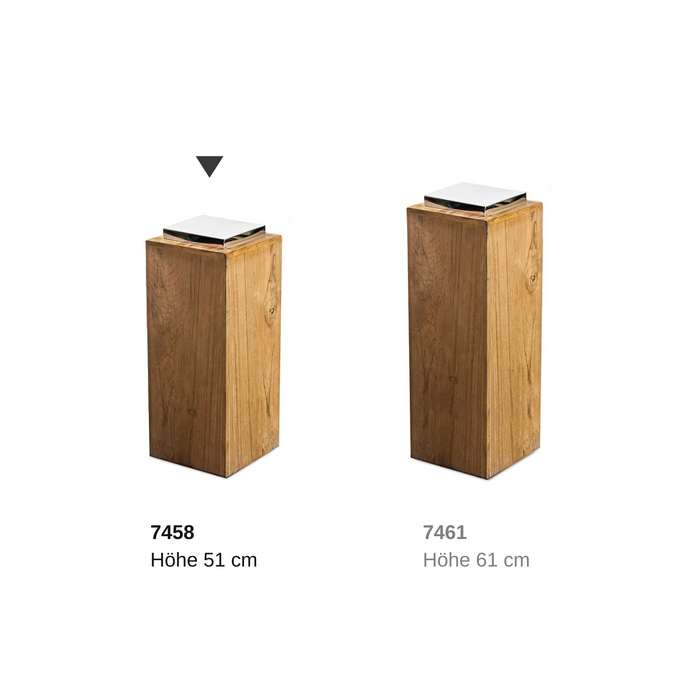 EDZARD Sockel für Laterne Dubai H 51 cm